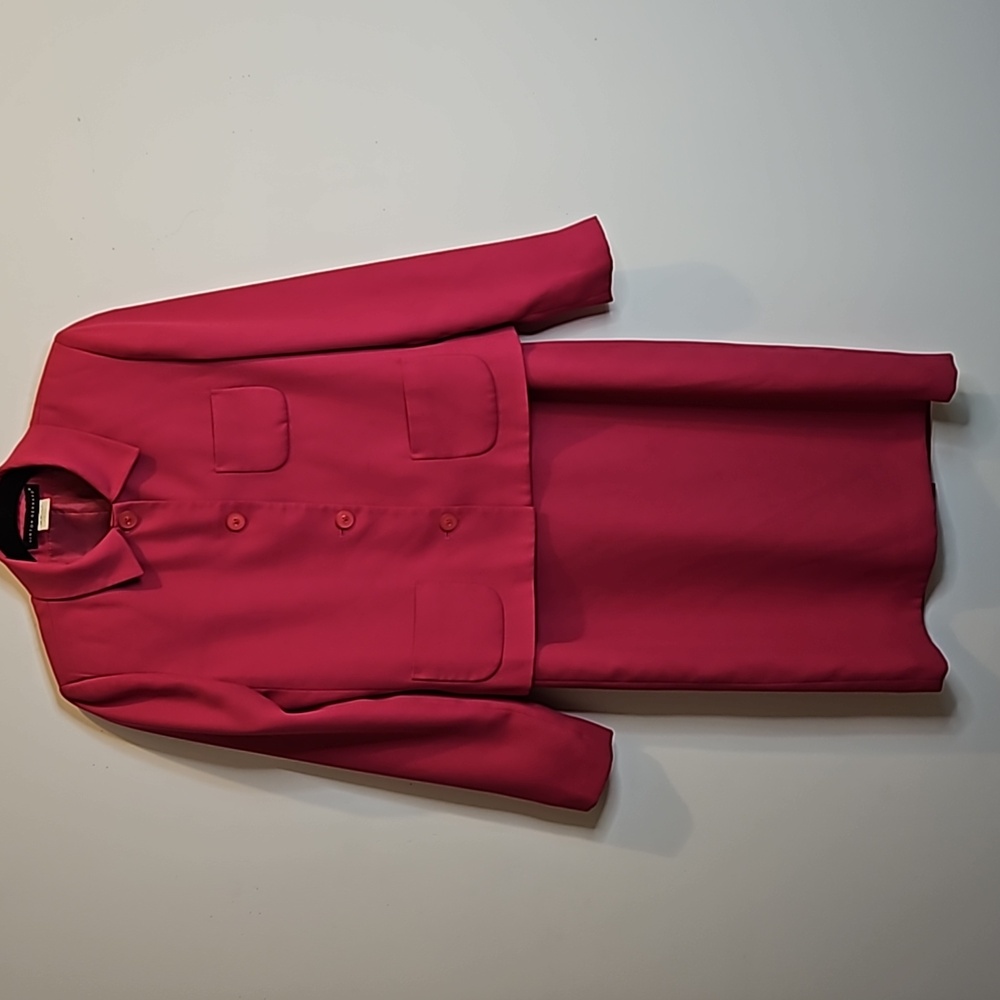 Morton Bernard Sleeveless Lined Dress w/Jacket Blazer Matching Set Size 4 #W-597